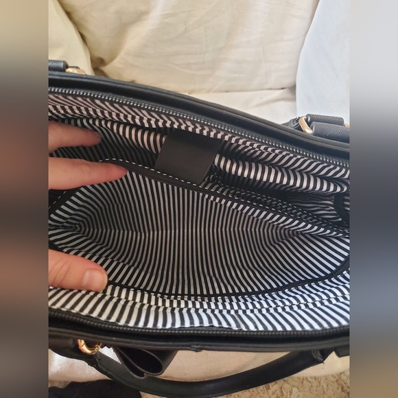 Women's Ecosusi black labtop tote bag - Picture 5 of 10